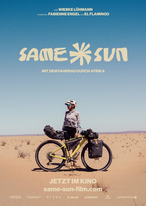 Filmplakat SAME SUN - Mit dem Fahrrad nach/durch Afrika