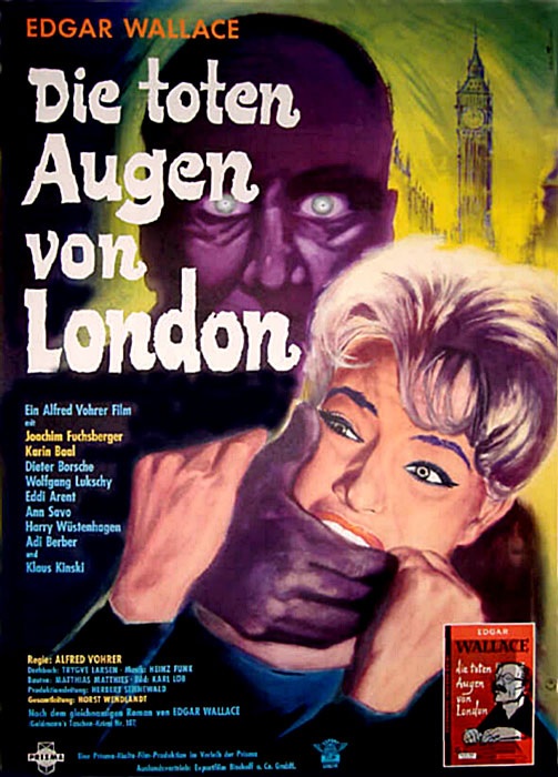 Filmplakat Die toten Augen von London