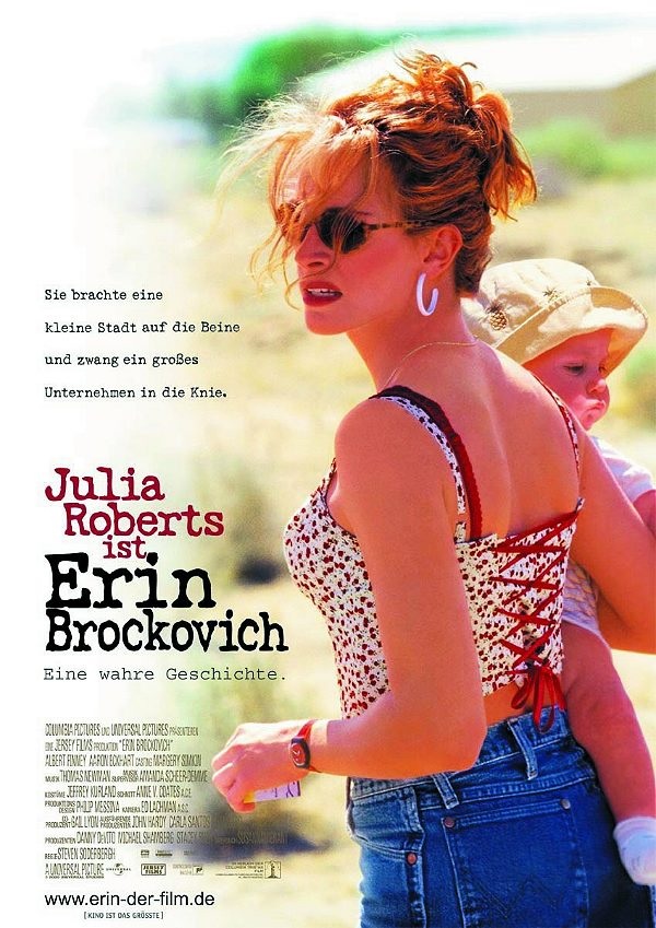 Filmplakat ERIN BROCKOVICH - Eine wahre Geschichte